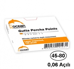 Ocean - Ocean 45-80 No 0.06 Açılı Gutta Percha Points